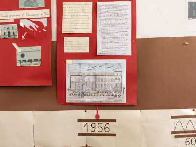 Nel 1956 invece, data la numerosa affluenza di alunni, fu progettata una sopraelevazione della struttura che non fu per� realizzata